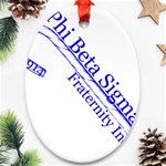 sigma 4_canes_peppermint_single Ornament (Oval)