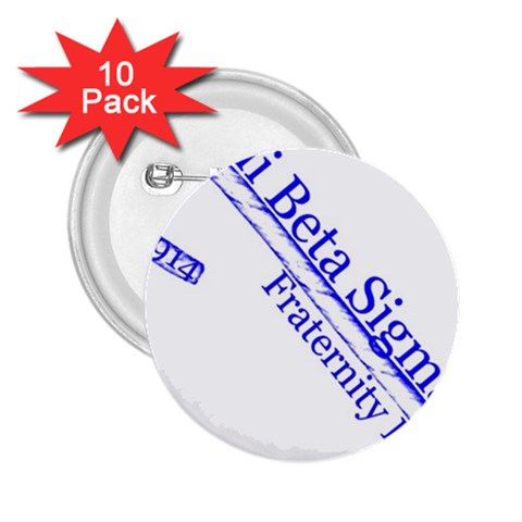 sigma 4_canes_peppermint_single 2.25  Button (10 pack) from ArtsNow.com Front
