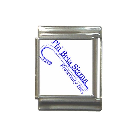 sigma 4_canes_peppermint_single Italian Charm (13mm) from ArtsNow.com Front