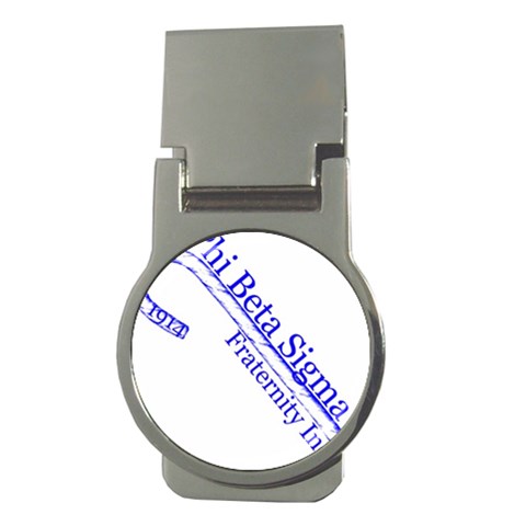 sigma 4_canes_peppermint_single Money Clip (Round) from ArtsNow.com Front