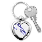 sigma 4_canes_peppermint_single Key Chain (Heart)