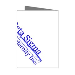 sigma 4_canes_peppermint_single Mini Greeting Cards (Pkg of 8) from ArtsNow.com Left