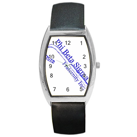 sigma 4_canes_peppermint_single Barrel Style Metal Watch from ArtsNow.com Front
