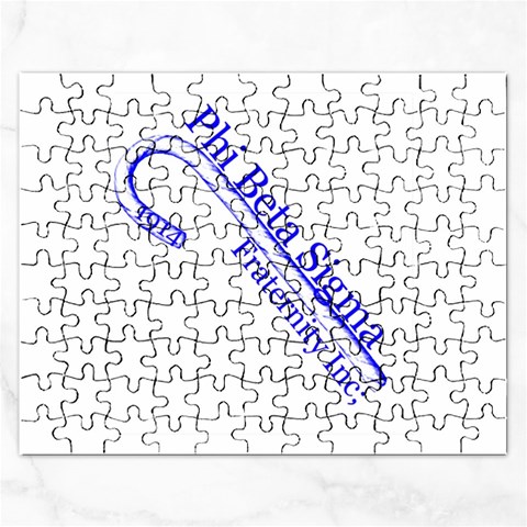 sigma 4_canes_peppermint_single Jigsaw Puzzle (Rectangular) from ArtsNow.com Front