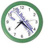 sigma 4_canes_peppermint_single Color Wall Clock