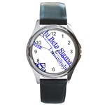 sigma 4_canes_peppermint_singl Round Metal Watch