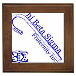 sigma 4_canes_peppermint_singl Framed Tile