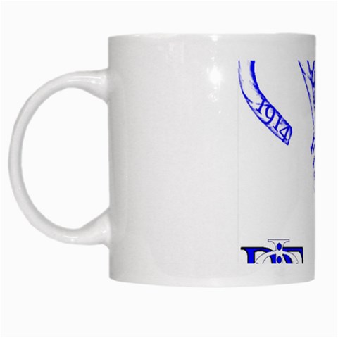 sigma 4_canes_peppermint_singl White Mug from ArtsNow.com Left
