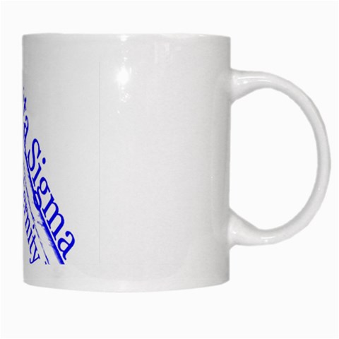 sigma 4_canes_peppermint_singl White Mug from ArtsNow.com Right