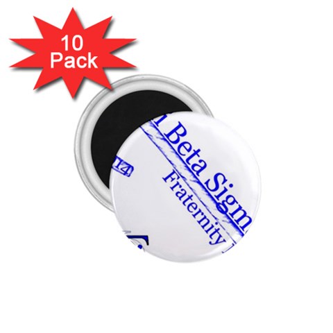 sigma 4_canes_peppermint_singl 1.75  Magnet (10 pack)  from ArtsNow.com Front