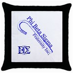sigma 4_canes_peppermint_singl Throw Pillow Case (Black)