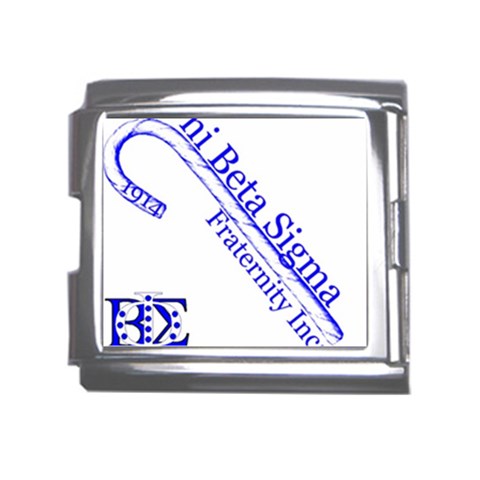 sigma 4_canes_peppermint_singl Mega Link Italian Charm (18mm) from ArtsNow.com Front