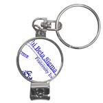 sigma 4_canes_peppermint_singl Nail Clippers Key Chain