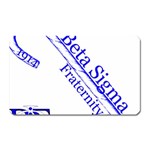 sigma 4_canes_peppermint_singl Magnet (Rectangular)