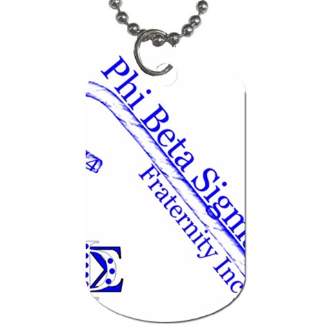 sigma 4_canes_peppermint_singl Dog Tag (One Side) from ArtsNow.com Front