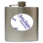 sigma 4_canes_peppermint_singl Hip Flask (6 oz)