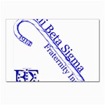 sigma 4_canes_peppermint_singl Postcard 5  x 7 