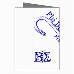 sigma 4_canes_peppermint_singl Greeting Cards (Pkg of 8) from ArtsNow.com Right