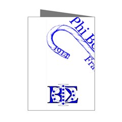 sigma 4_canes_peppermint_singl Mini Greeting Card from ArtsNow.com Right