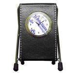 sigma 4_canes_peppermint_singl Pen Holder Desk Clock
