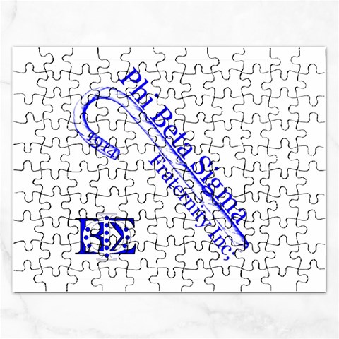 sigma 4_canes_peppermint_singl Jigsaw Puzzle (Rectangular) from ArtsNow.com Front