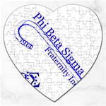 sigma 4_canes_peppermint_singl Jigsaw Puzzle (Heart)