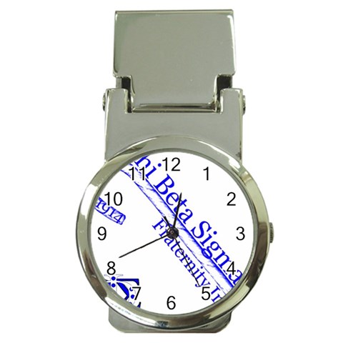 sigma 4_canes_peppermint_singl Money Clip Watch from ArtsNow.com Front