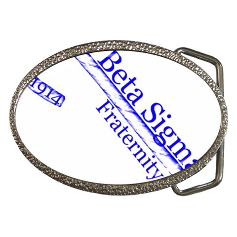 sigma 4_canes_peppermint_sing Belt Buckle from ArtsNow.com Front
