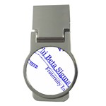 sigma 4_canes_peppermint_sing Money Clip (Round)