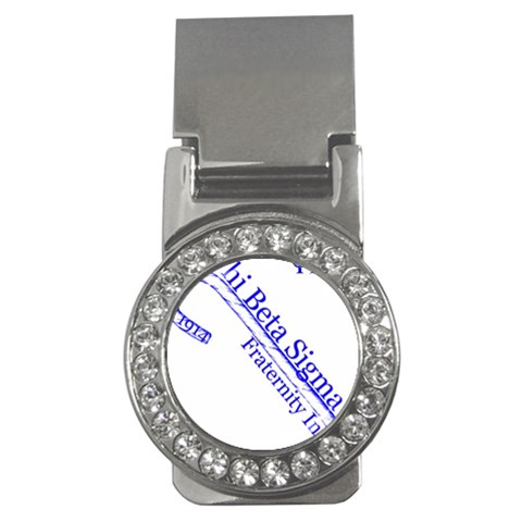 sigma 4_canes_peppermint_sing Money Clip (CZ) from ArtsNow.com Front