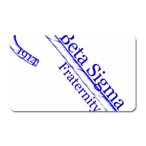 sigma 4_canes_peppermint_sing Magnet (Rectangular) from ArtsNow.com Front