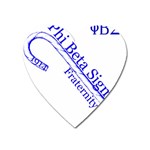 sigma 4_canes_peppermint_sing Magnet (Heart)