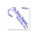 sigma 4_canes_peppermint_sing Magnet (Square)
