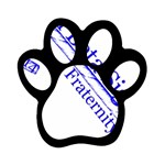 sigma 4_canes_peppermint_sing Magnet (Paw Print)
