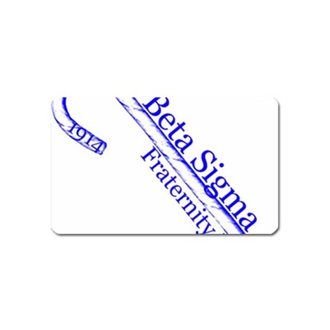 sigma 4_canes_peppermint_sing Magnet (Name Card) from ArtsNow.com Front