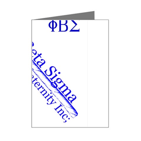 sigma 4_canes_peppermint_sing Mini Greeting Card from ArtsNow.com Left