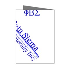 sigma 4_canes_peppermint_sing Mini Greeting Cards (Pkg of 8) from ArtsNow.com Left