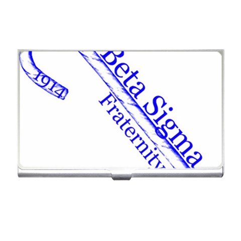 sigma 4_canes_peppermint_sing Business Card Holder from ArtsNow.com Front