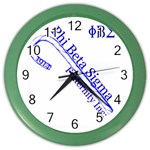 sigma 4_canes_peppermint_sing Color Wall Clock