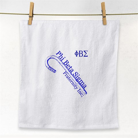 sigma 4_canes_peppermint_sing Face Towel from ArtsNow.com Front