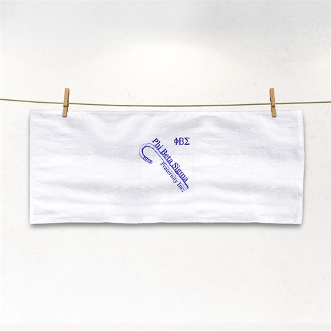 sigma 4_canes_peppermint_sing Hand Towel from ArtsNow.com Front
