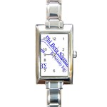 sigma 4_canes_peppermint_sin Rectangular Italian Charm Watch