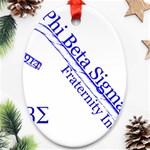 sigma 4_canes_peppermint_sin Ornament (Oval)