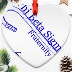 sigma 4_canes_peppermint_sin Ornament (Heart)