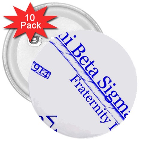 sigma 4_canes_peppermint_sin 3  Button (10 pack) from ArtsNow.com Front