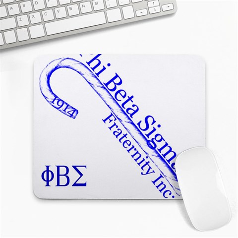 sigma 4_canes_peppermint_sin Large Mousepad from ArtsNow.com Front