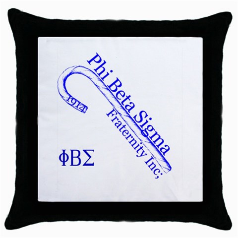 sigma 4_canes_peppermint_sin Throw Pillow Case (Black) from ArtsNow.com Front