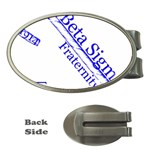 sigma 4_canes_peppermint_sin Money Clip (Oval)