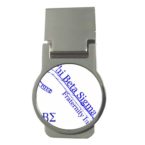 sigma 4_canes_peppermint_sin Money Clip (Round) from ArtsNow.com Front
