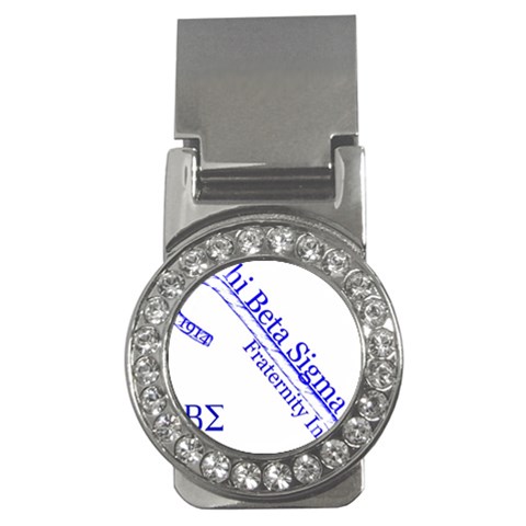 sigma 4_canes_peppermint_sin Money Clip (CZ) from ArtsNow.com Front